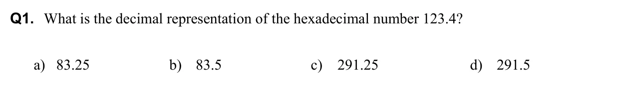 Original 2024 Spring · Subject A, question 1. Accessible description follows.