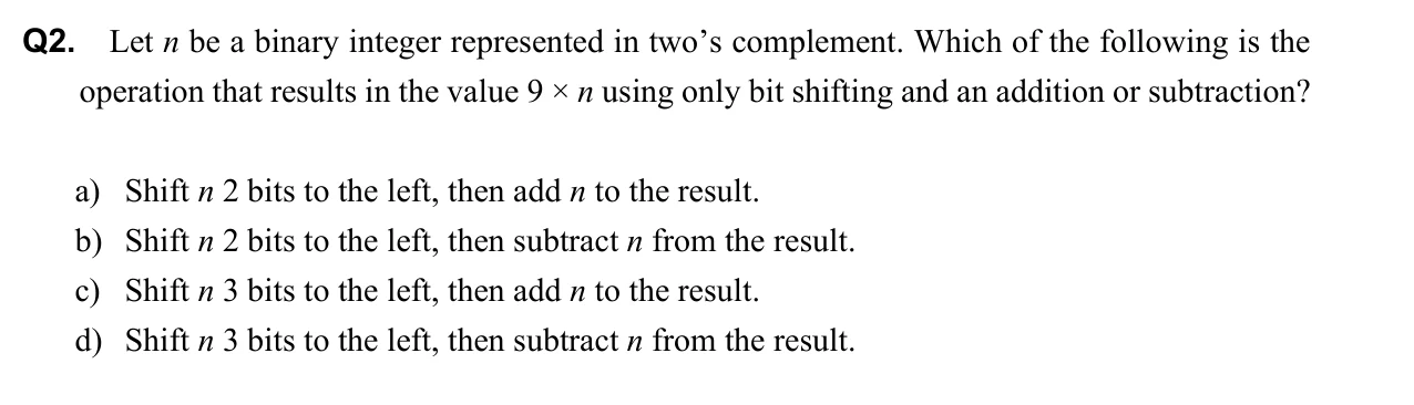 Original 2025 Autumn · Subject A, question 2. Accessible description follows.